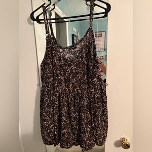 Torrid Multicolor size 3 Floral Print spaghetti strap tank